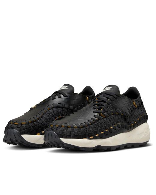 Nike Black (Wmns) Air Footscape Woven Croc'