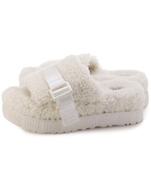 Ugg White (Wmns) Fluffita Slippers