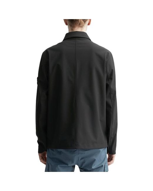 Stone Island Black Light Soft Shell-R Jacket for men