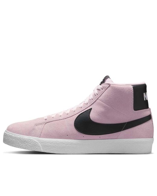Nike Purple Sb Zoom Blazer Mid Foam Gum' for men
