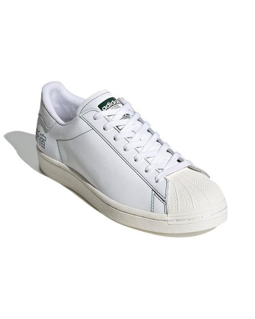 Adidas White Superstar Pure 'Embroidered Katakana for men