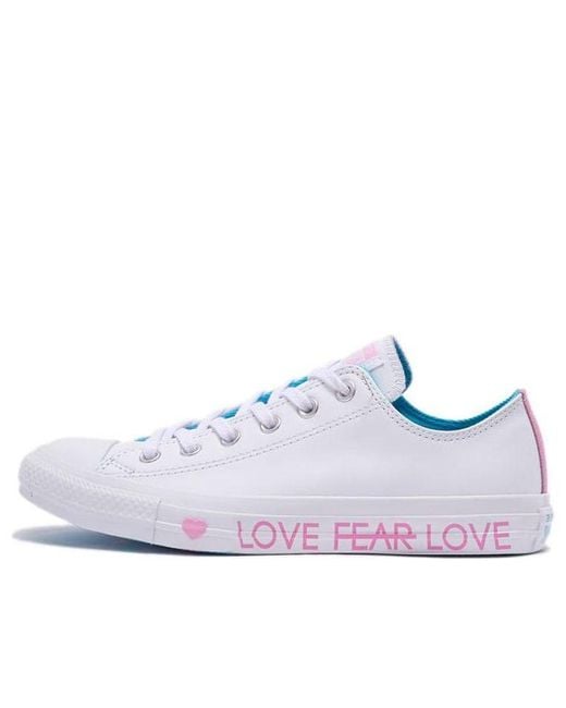Converse White Chuck Taylor All Star Oxford Leather Sneaker for men