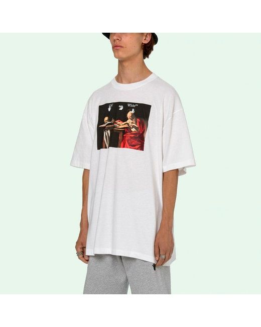 Off-White c/o Virgil Abloh White Caravaggio Over Tee for men