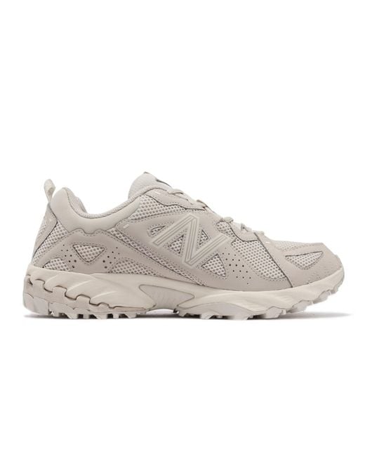 New Balance White 610 'Timberwolf Moonbeam' for men