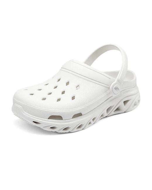 Skechers White (Wmns) Foamies Glide-Step
