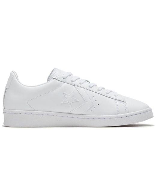 Converse White Pro Leather Low 'Triple' for men