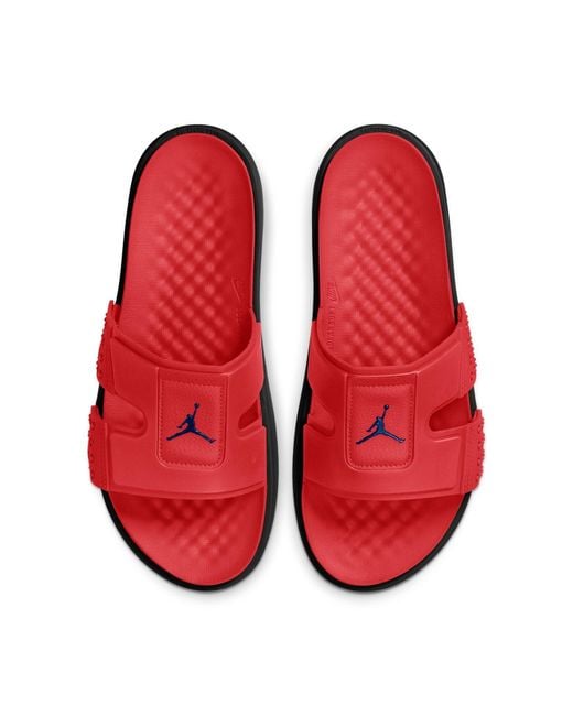 Nike Red Hydro 8 Colorblock Casual Slippers for men