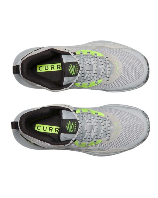 Under Armour Gray Curry 3Z 24 Suede 'Halo' for men