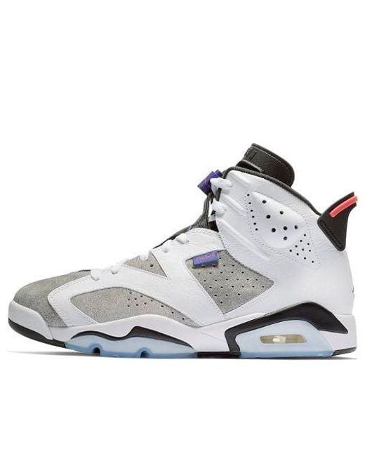 Nike White 6 Retro Ltr 'Flint' for men