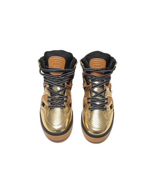 Gucci Brown Basket Sneakers for men