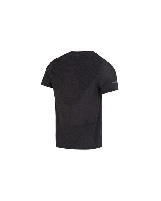Under Armour Black Seamless Stride Short Sleeve for men