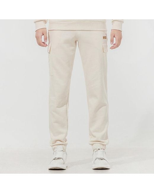 PUMA White Winterized Cargo Pants for men