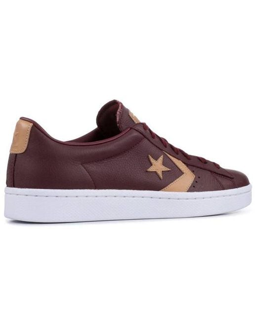 Converse Pro Leather 76 Ox Deep Burgundy in Brown for Men Lyst UK
