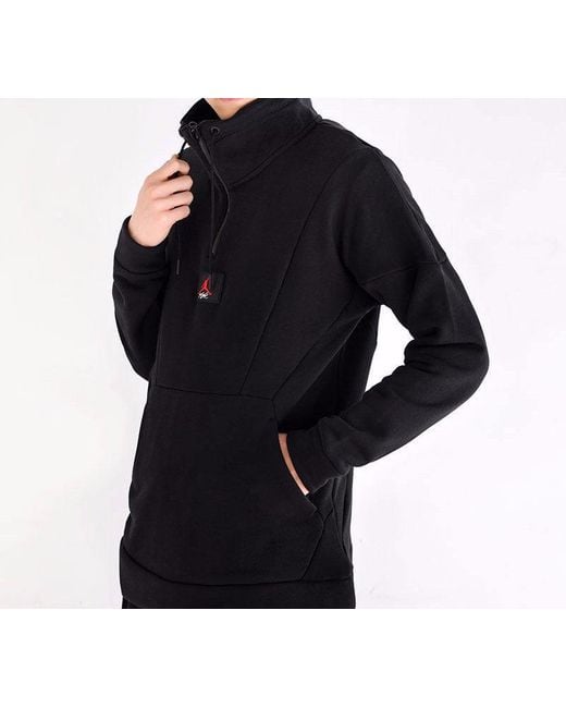 Nike Blue Half Zipper Athleisure Casual Sports for men