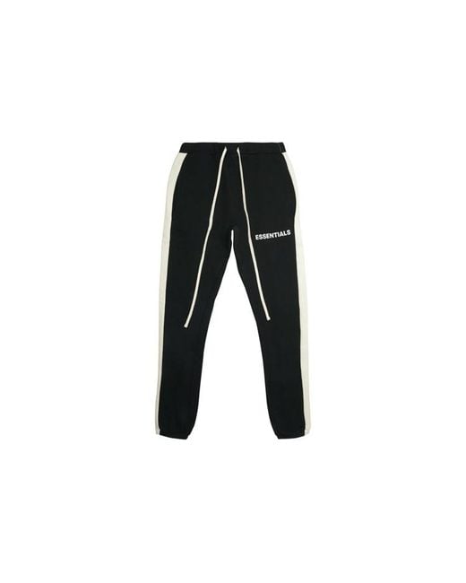 Fear Of God Black Ss20 Side Stripe Sweatpants for men