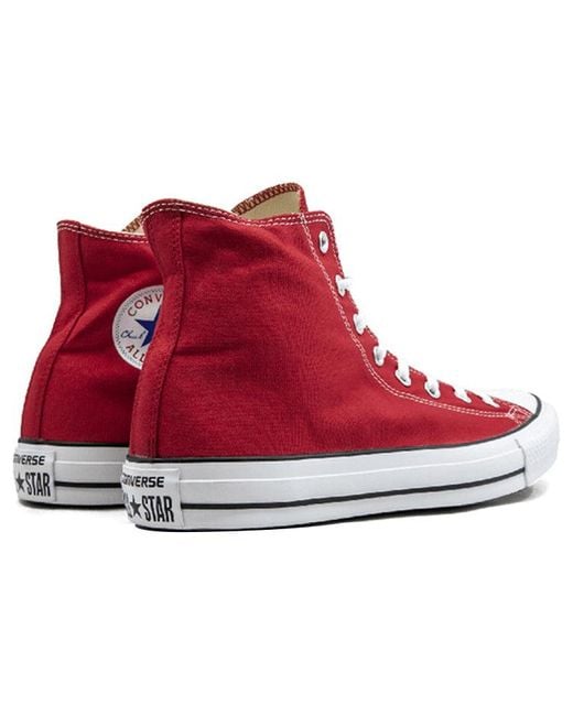 Converse Red Chuck Taylor All Star Hi for men
