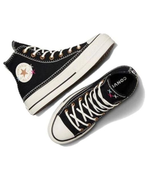 Converse Blue (Wmns) Chuck Taylor All Star Lift Crafted Stitching Platform