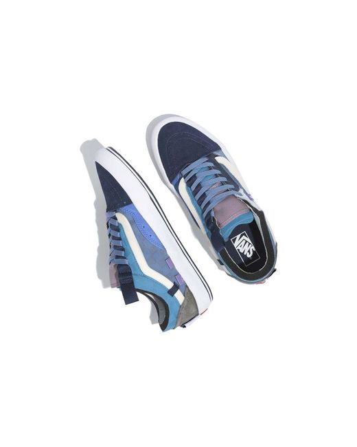 Vans Blue Old Skool Cap Skate Sneakers Shoes for men