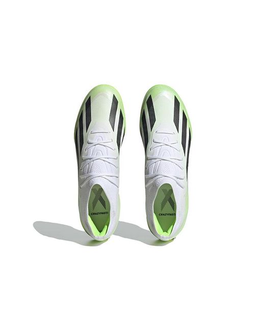 Adidas Green X Crazyfast.1 Tf 'Cloud Lucid Lemon' for men