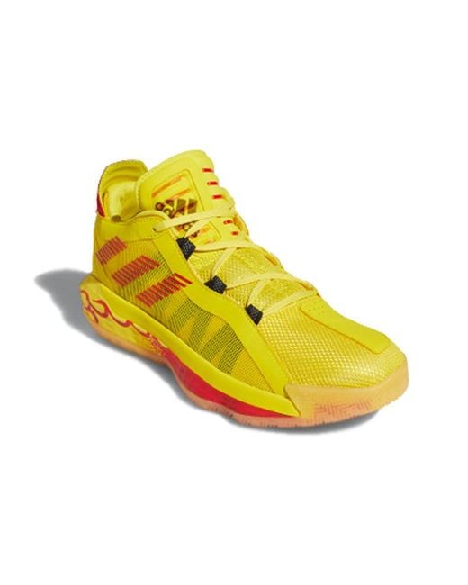 Adidas Yellow Dame 6 Gca 'Hot Rod' for men