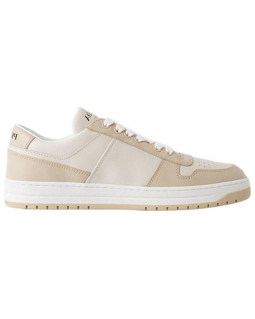 Prada White (Wmns) Downtown Leather Sneakers
