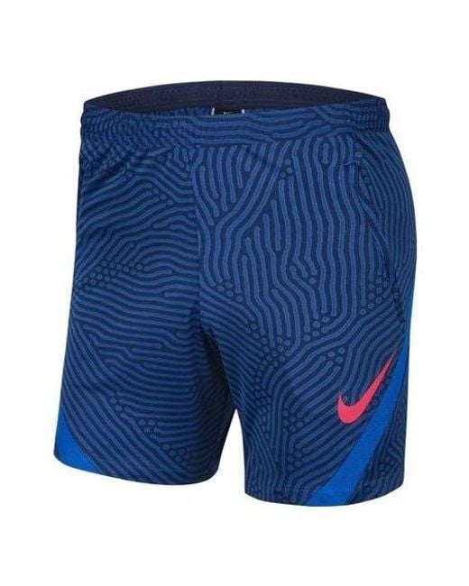 Nike Blue Strike Training Shorts for men