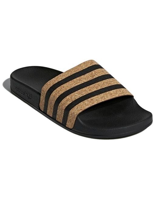 Adidas Brown (Wmns) Adilette Cork'