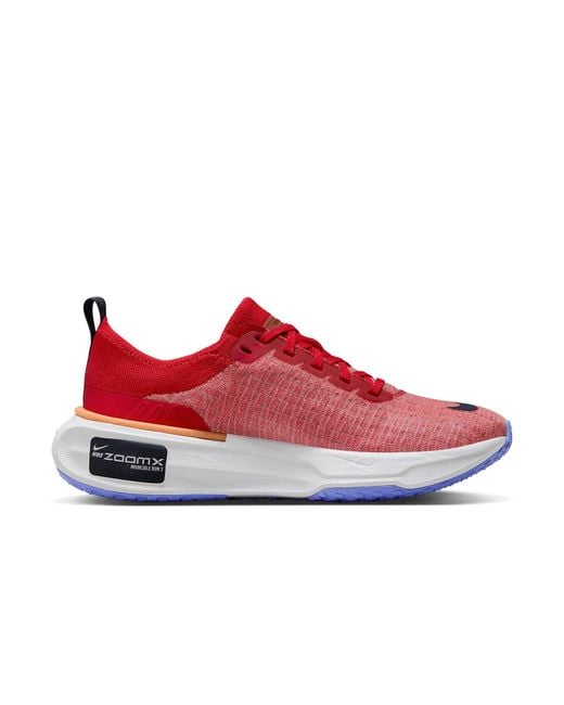 Nike Red Zoomx Invincible Run Flyknit 3 Sneakers for men