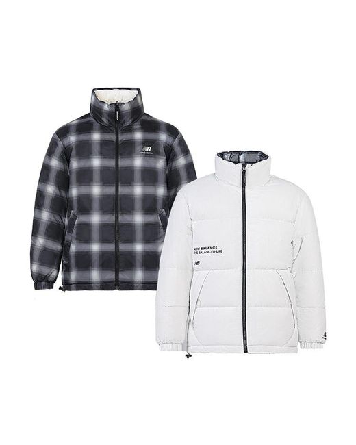 New Balance White Windproof Down Jacket