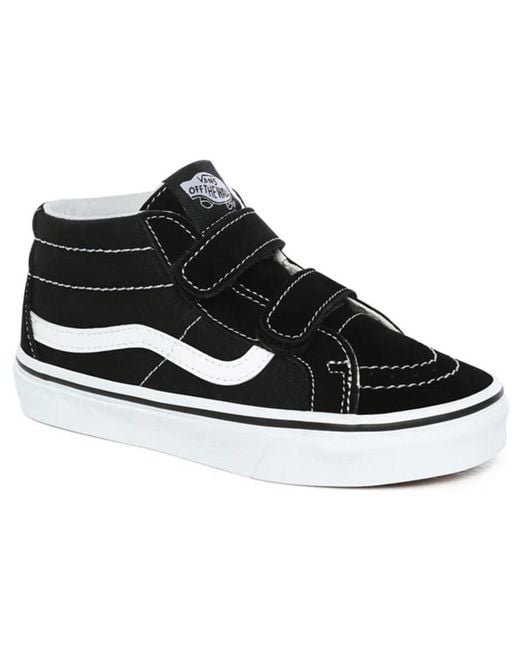 Vans Black Sk8-Mid Reissue V Kids for men