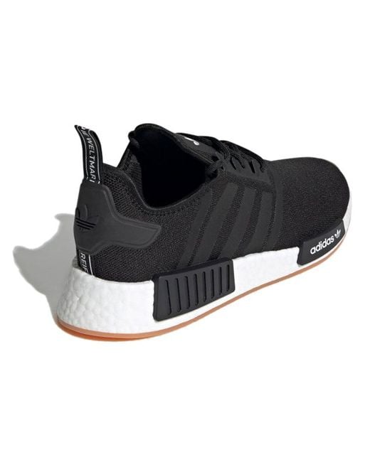 Adidas Black Nmd_r1 Running Shoes for men