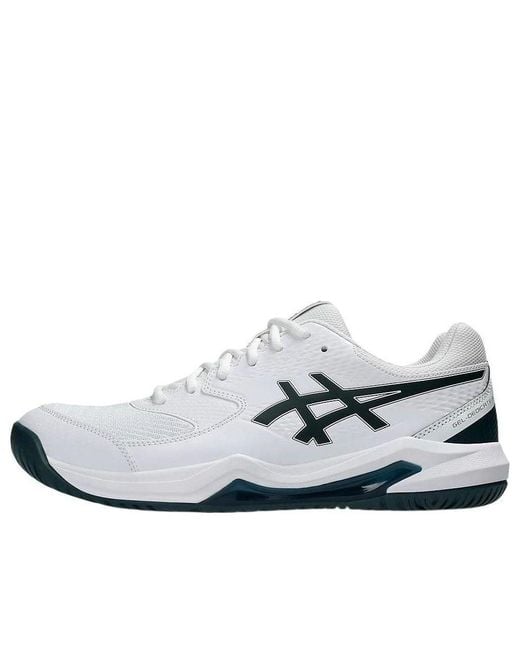 Asics White Gel-Dedicate 8 2E Saxon' for men