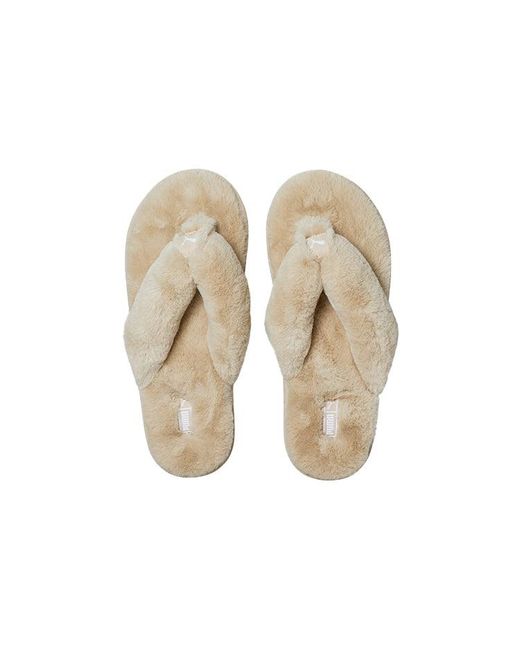 PUMA Natural (Wmns) Fluff Flip Slide 'Putty'