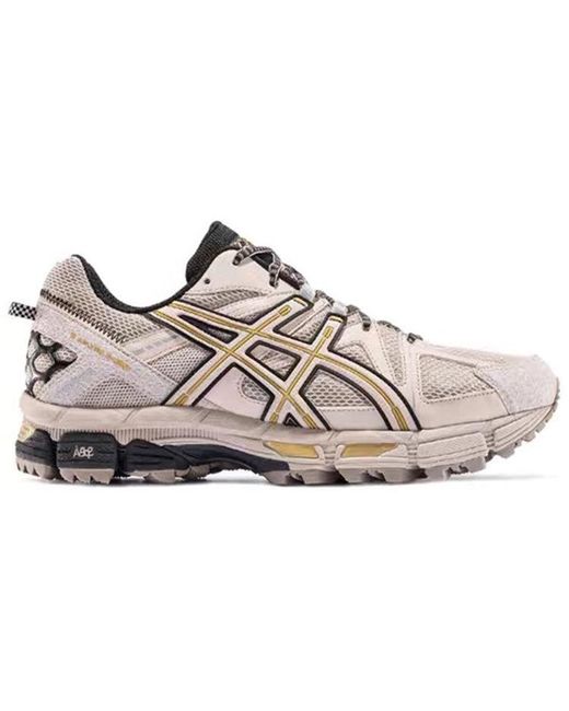 Asics White Gel-Kahana8 Shoes for men