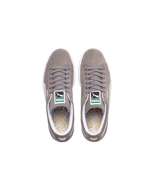 PUMA White Suede Classic+ 'Steeple' for men
