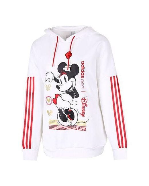 Adidas White (Wmns) Neo X Disney Mickey Mouse Crossover Cny Printing