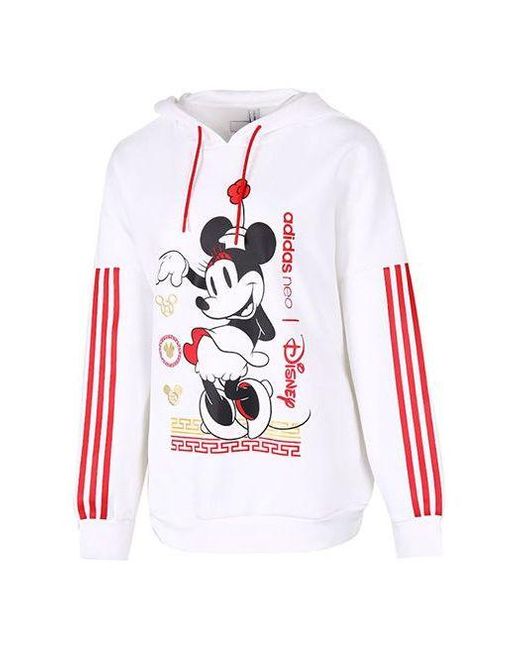 Adidas White Neo X Disney Mickey Mouse Crossover Cny Printing