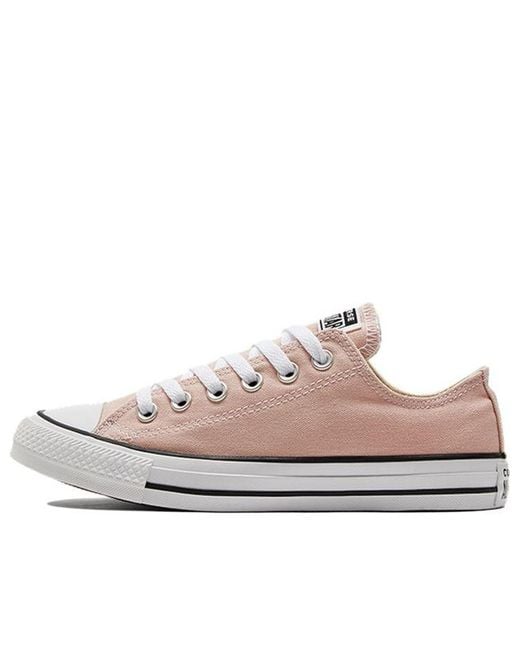 Converse Pink Chuck Taylor All Star Canvas Shoes Lo Clay' for men