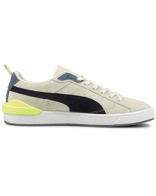 PUMA White Suede Bloc 'Ivory Glow' for men