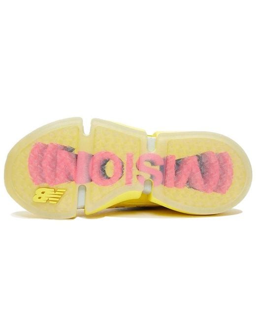 New Balance Yellow Jaden Smith X Vision Racer 'Sunflower' for men