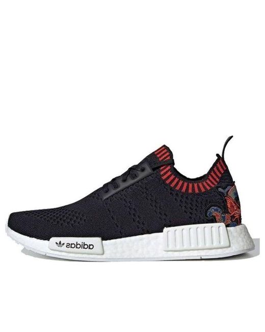 Adidas Blue Nmd R1 'Primeknit Dragon Patch' for men