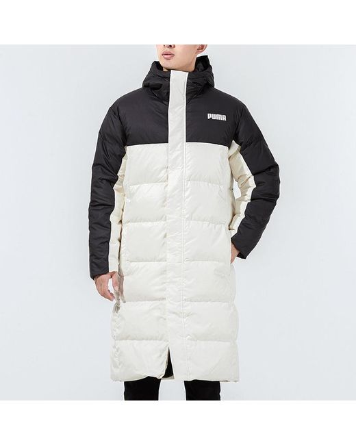 PUMA Black Puffer Coat Jacket for men