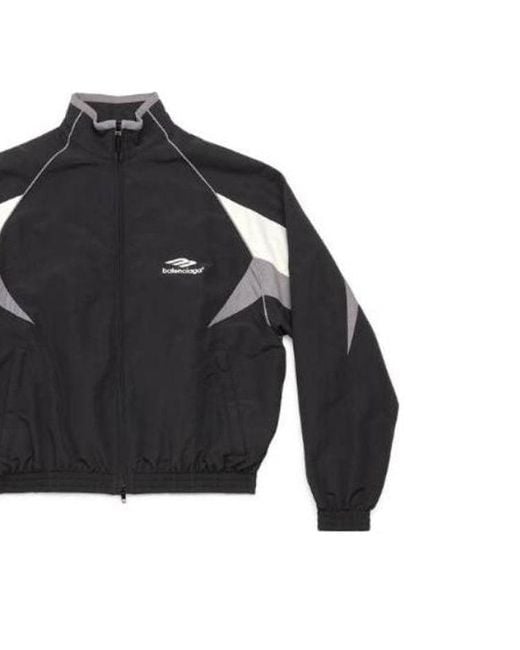 Balenciaga Black 3B Sports Icon Tracksuit Jacket