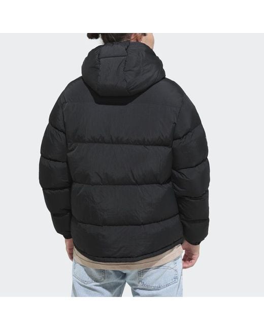 Adidas Black Originals Stay Warm Athleisure Casual Sports Down Jacket for men