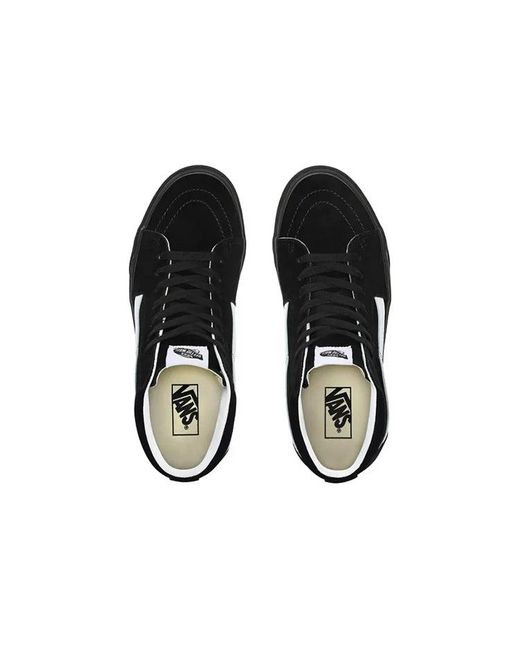 Vans Black Sk8-Hi 'Pig Suede for men