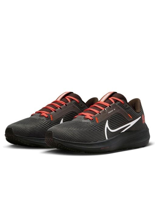 Nike Black X Nfl Air Zoom Pegasus 40 'Cleveland Browns' for men