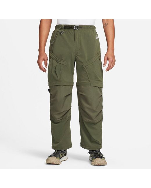 Nike Green Acg Smith Summit Cargo Pants for men