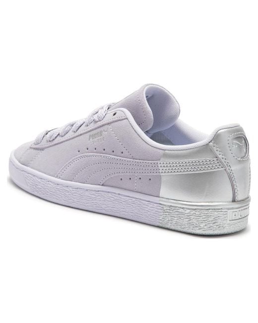 PUMA White Suede Dance Crew 'Light' for men