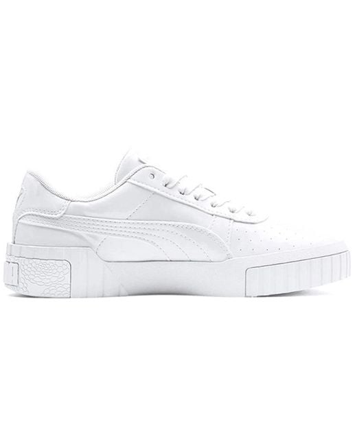 PUMA White (Wmns) Cali Patent Jr