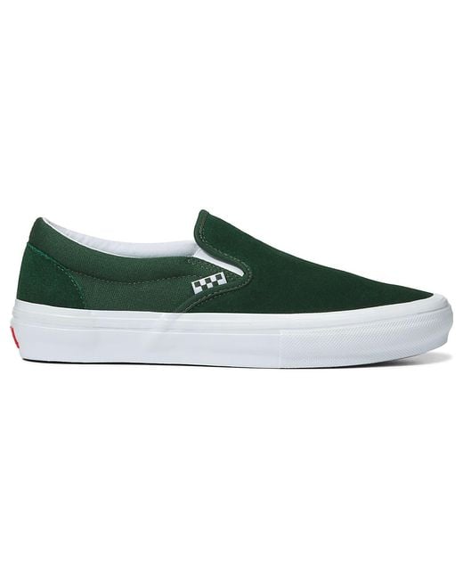 Vans Green Skate Slip-On for men